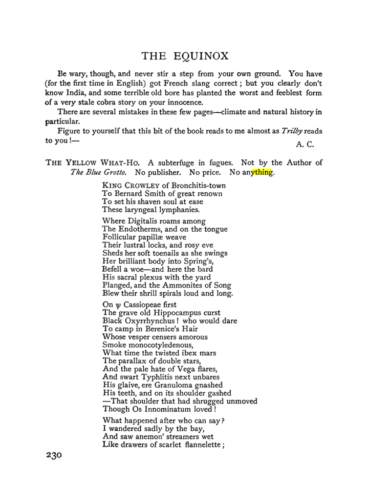 Original scan of The Equinox (Volume I, Number IX), PDF page 268
