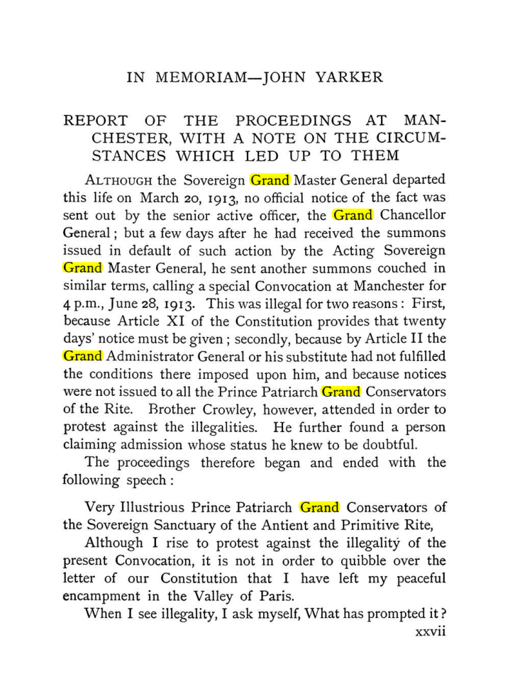 Original scan of The Equinox (Volume I, Number IX), PDF page 27