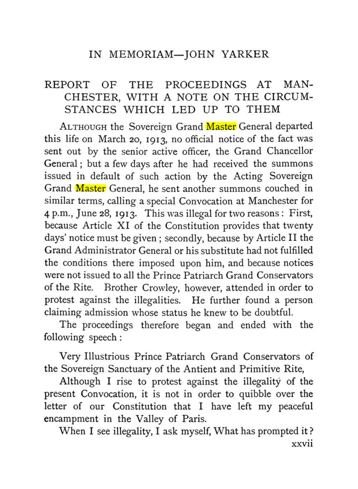 Original scan of The Equinox (Volume I, Number IX), PDF page 27