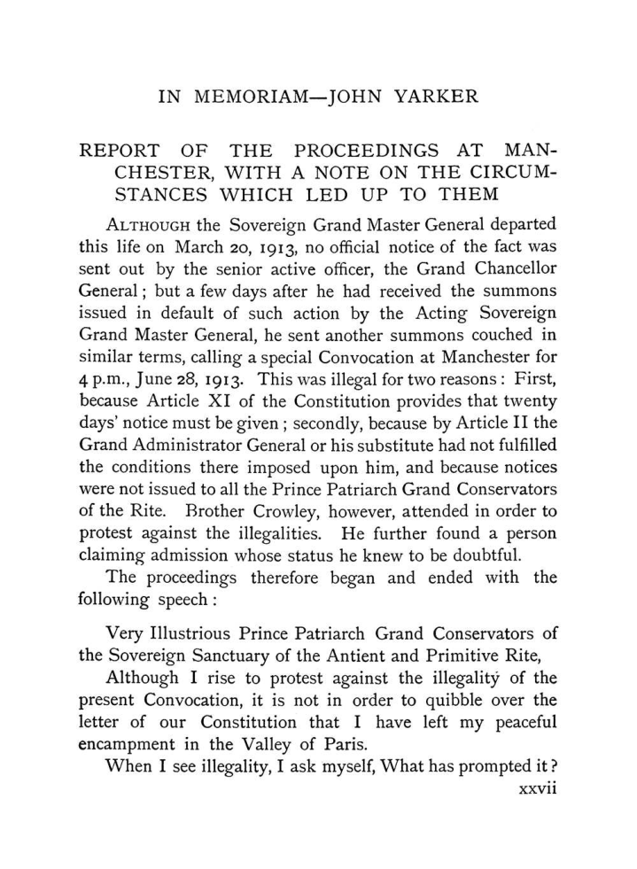 Original scan of The Equinox (Volume I, Number IX), PDF page 27