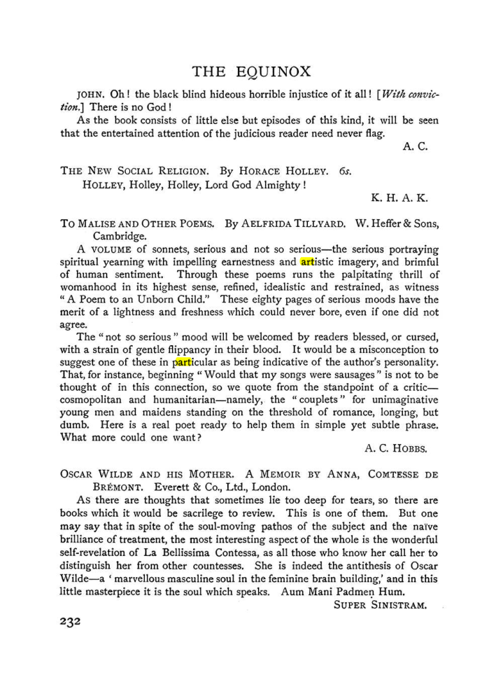 Original scan of The Equinox (Volume I, Number IX), PDF page 270