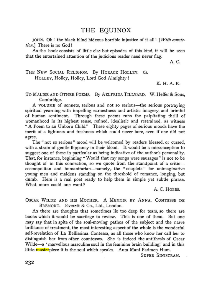 Original scan of The Equinox (Volume I, Number IX), PDF page 270