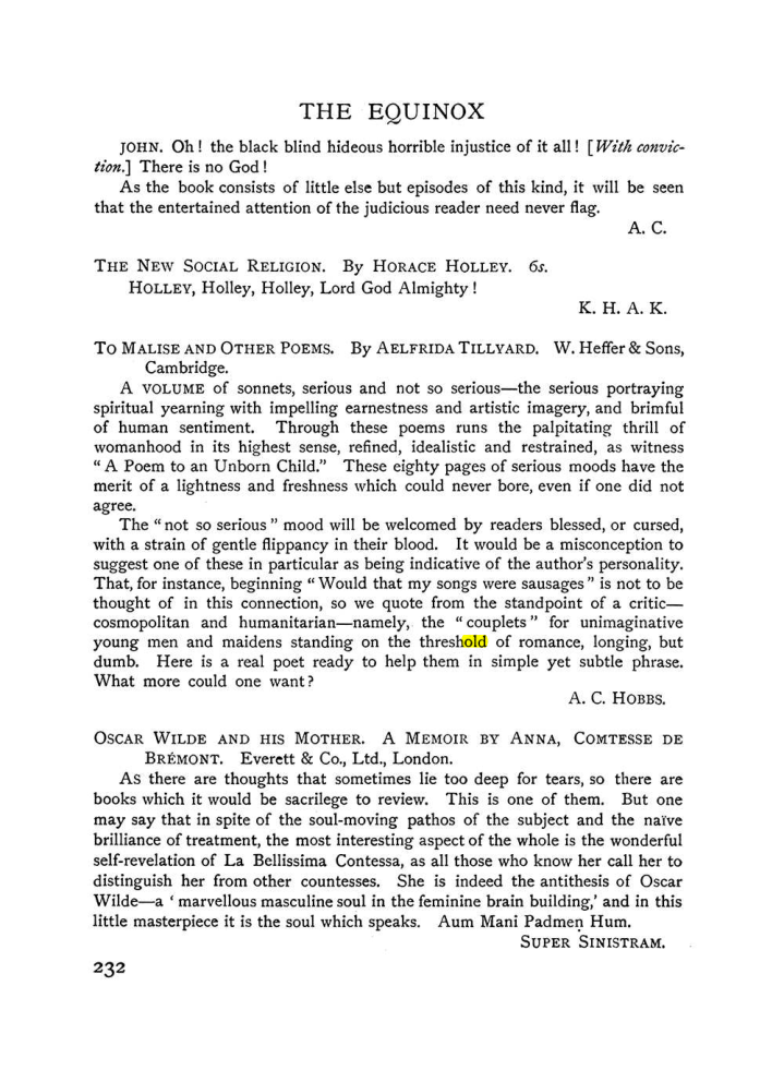 Original scan of The Equinox (Volume I, Number IX), PDF page 270