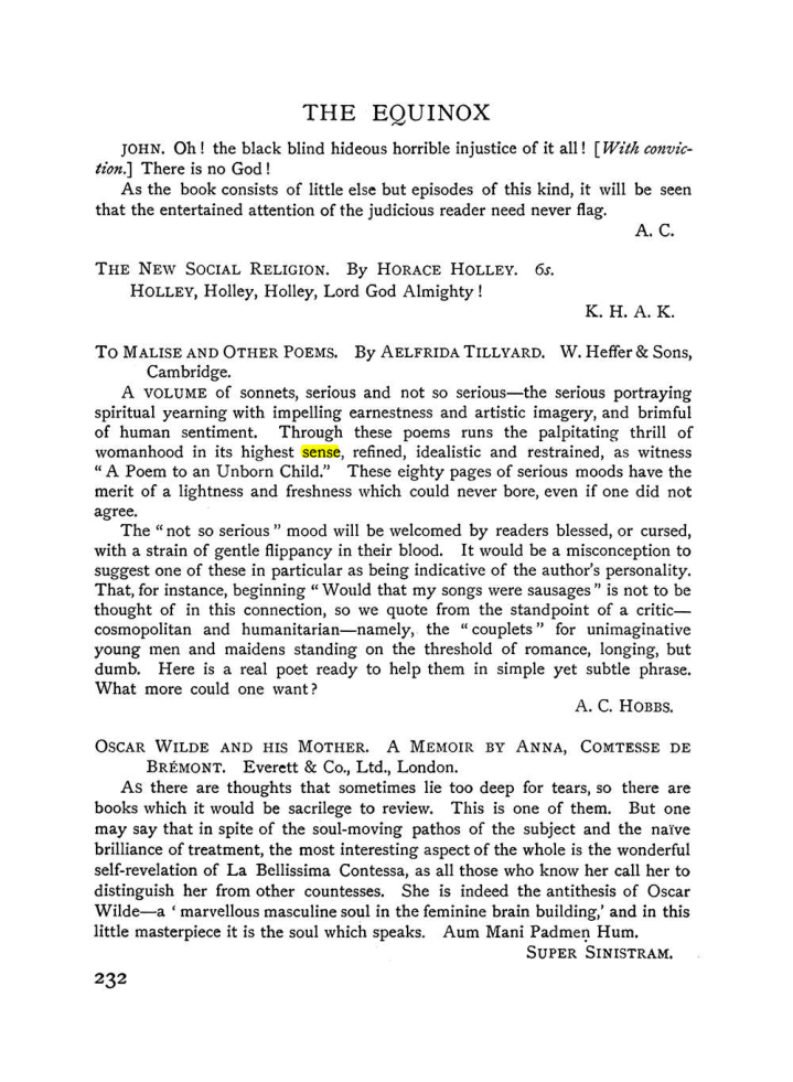 Original scan of The Equinox (Volume I, Number IX), PDF page 270
