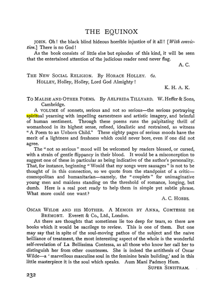 Original scan of The Equinox (Volume I, Number IX), PDF page 270