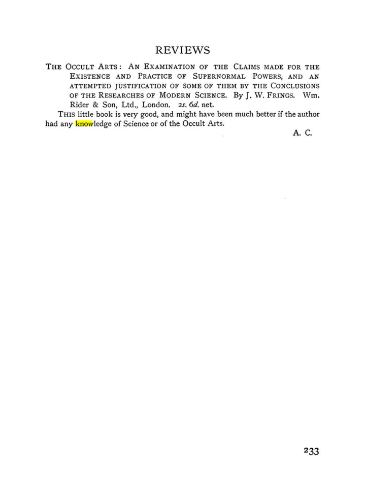 Original scan of The Equinox (Volume I, Number IX), PDF page 271