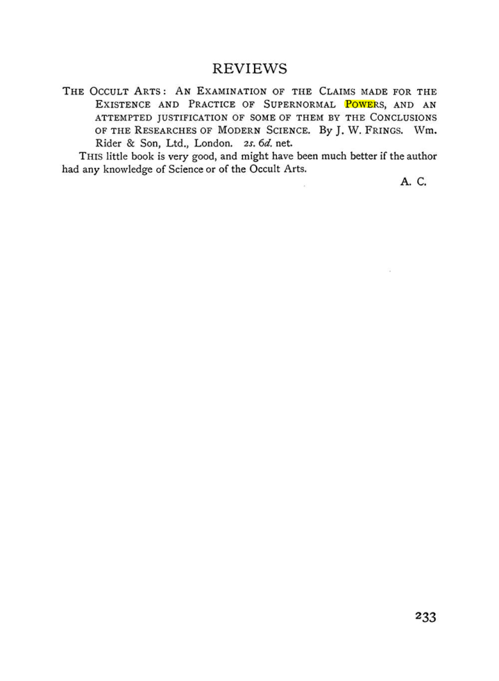 Original scan of The Equinox (Volume I, Number IX), PDF page 271