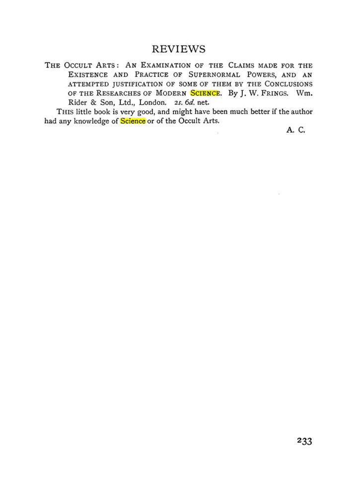 Original scan of The Equinox (Volume I, Number IX), PDF page 271
