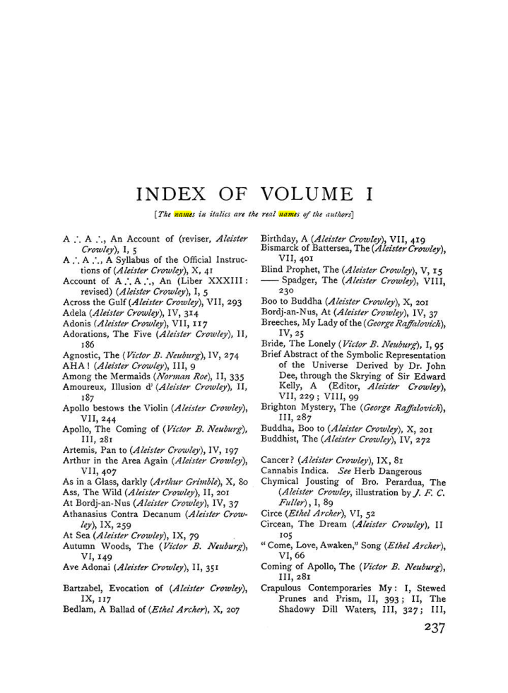Original scan of The Equinox (Volume I, Number IX), PDF page 275