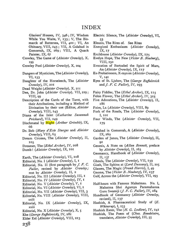 Original scan of The Equinox (Volume I, Number IX), PDF page 276