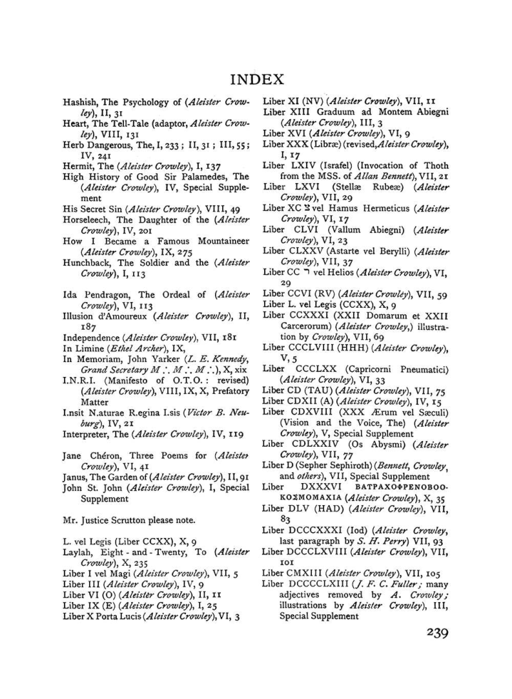Original scan of The Equinox (Volume I, Number IX), PDF page 277