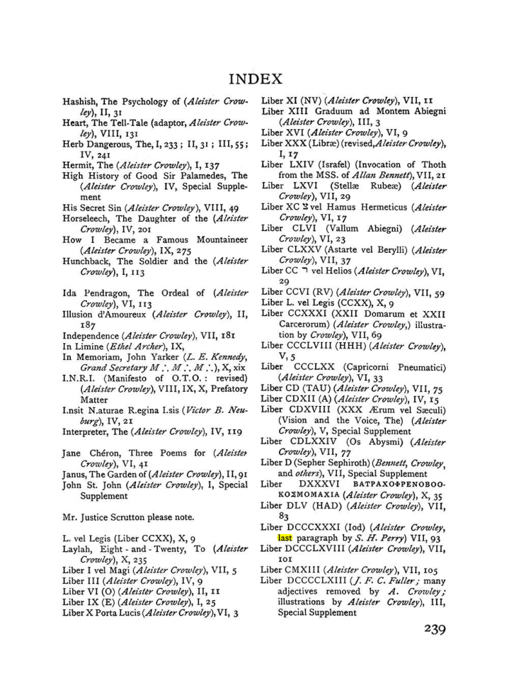 Original scan of The Equinox (Volume I, Number IX), PDF page 277