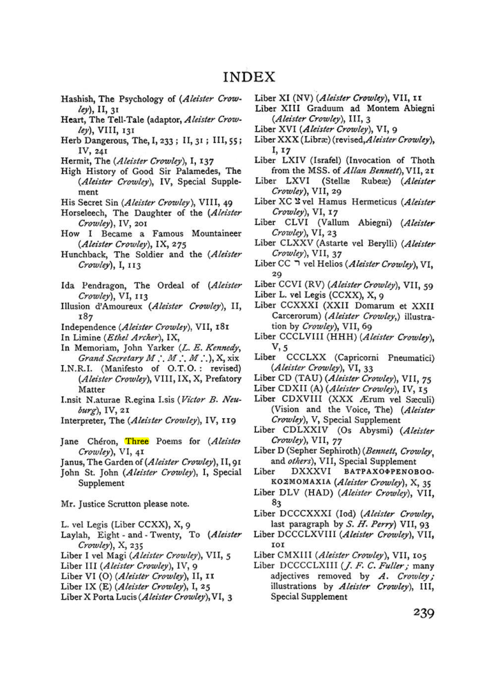 Original scan of The Equinox (Volume I, Number IX), PDF page 277