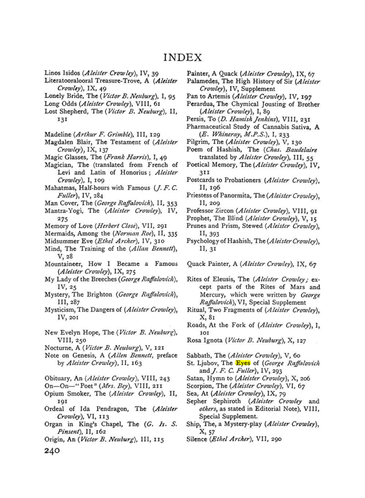 Original scan of The Equinox (Volume I, Number IX), PDF page 278