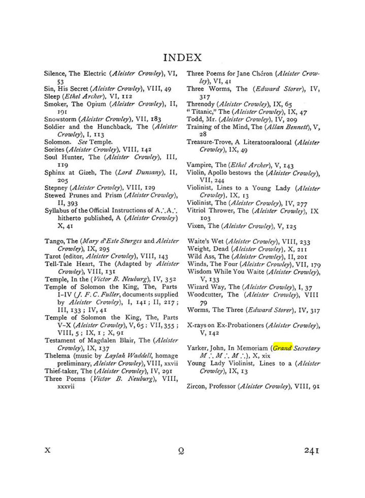 Original scan of The Equinox (Volume I, Number IX), PDF page 279