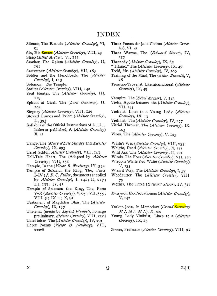 Original scan of The Equinox (Volume I, Number IX), PDF page 279