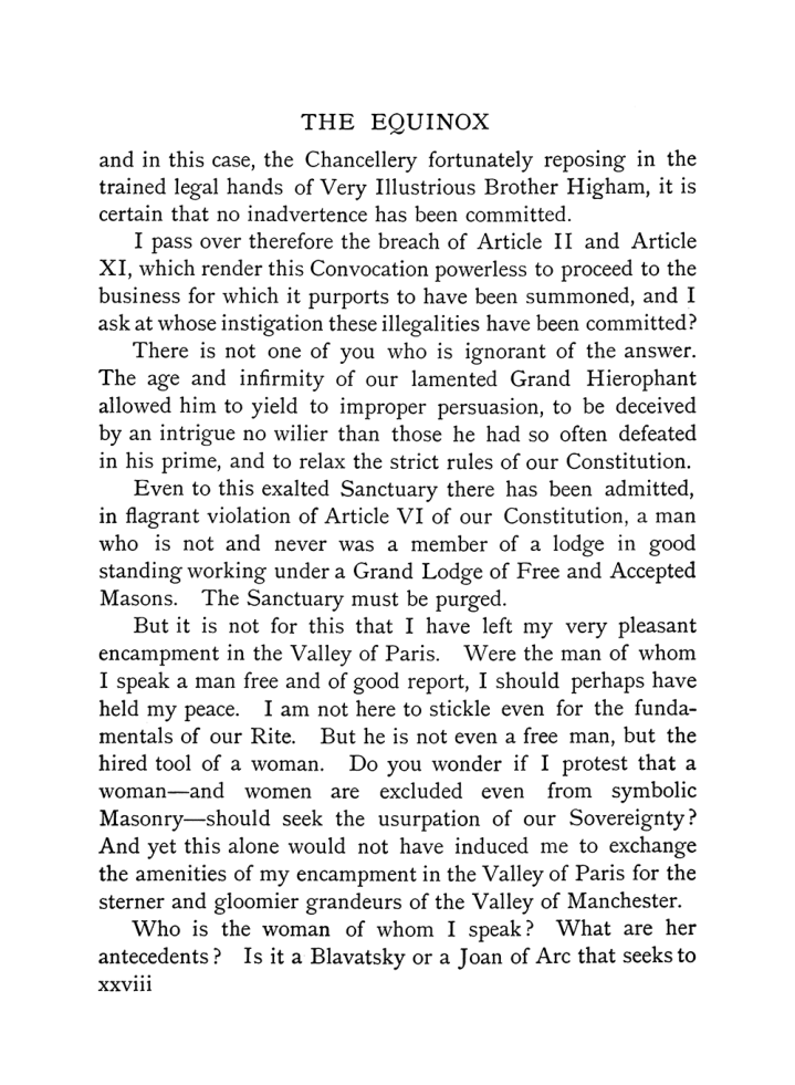 Original scan of The Equinox (Volume I, Number IX), PDF page 28