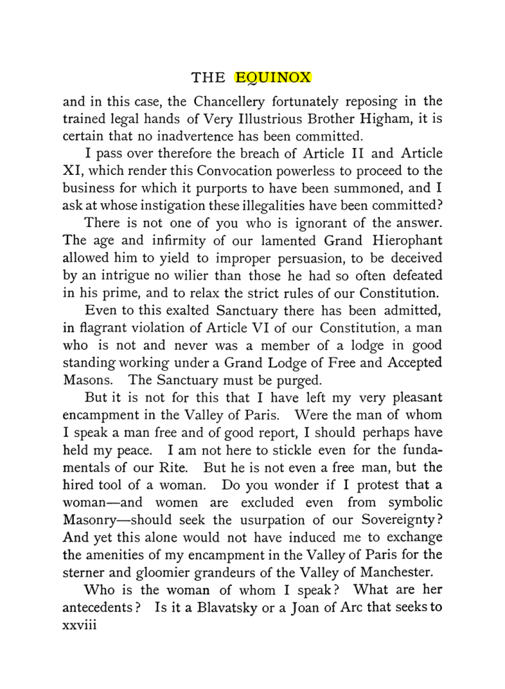 Original scan of The Equinox (Volume I, Number IX), PDF page 28