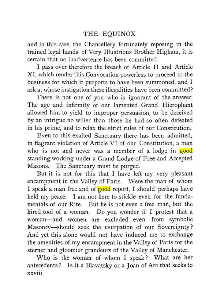Original scan of The Equinox (Volume I, Number IX), PDF page 28
