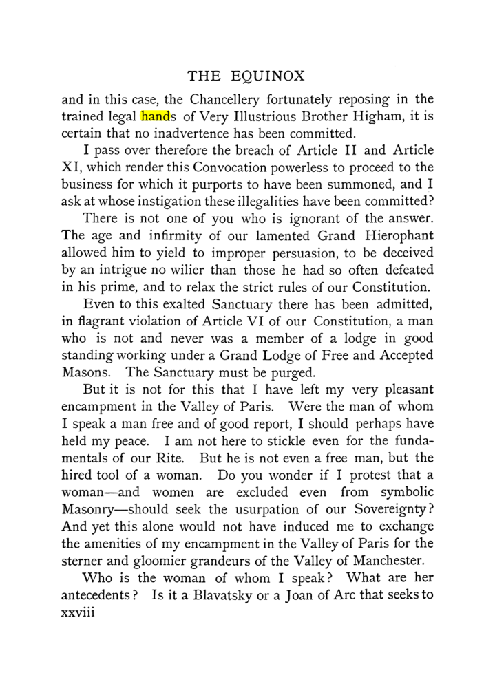 Original scan of The Equinox (Volume I, Number IX), PDF page 28