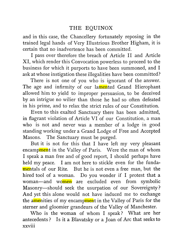 Original scan of The Equinox (Volume I, Number IX), PDF page 28
