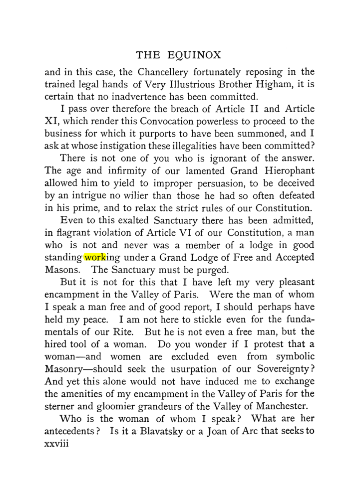 Original scan of The Equinox (Volume I, Number IX), PDF page 28