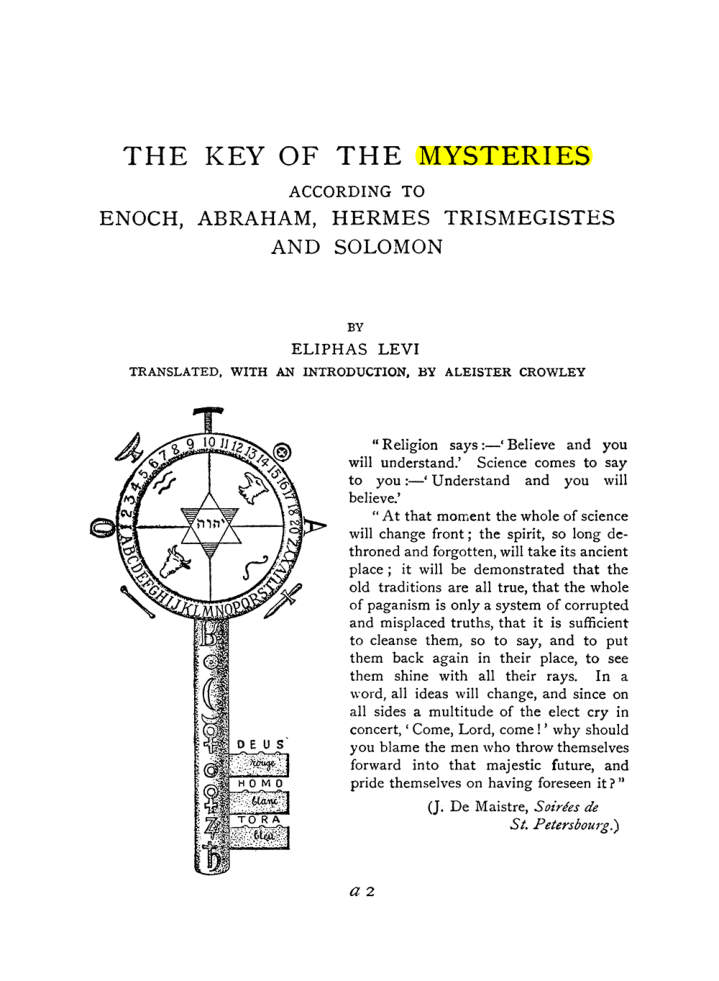 Original scan of The Equinox (Volume I, Number IX), PDF page 285