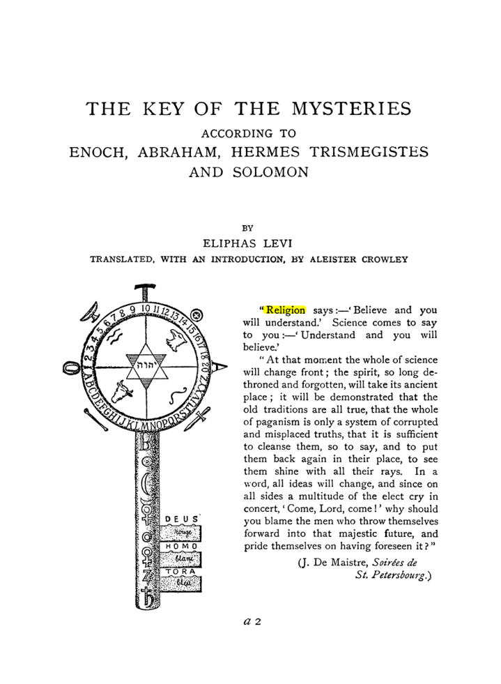 Original scan of The Equinox (Volume I, Number IX), PDF page 285