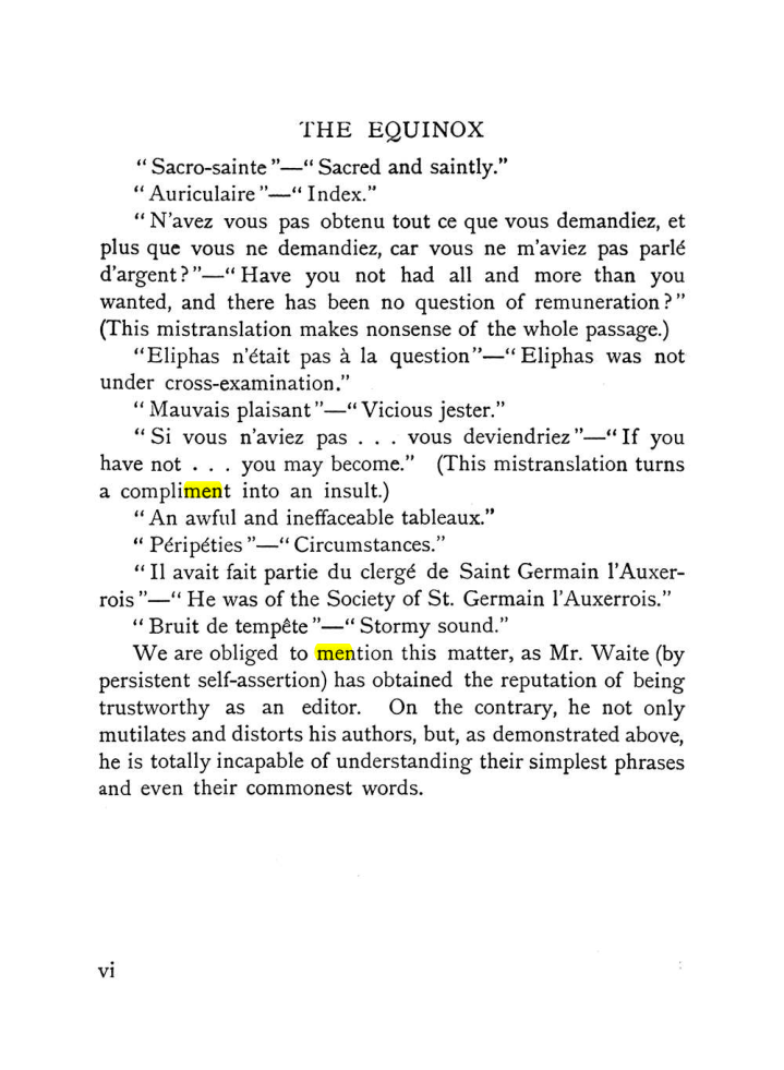 Original scan of The Equinox (Volume I, Number IX), PDF page 288