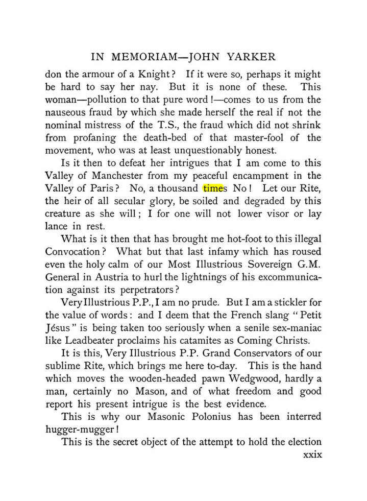 Original scan of The Equinox (Volume I, Number IX), PDF page 29