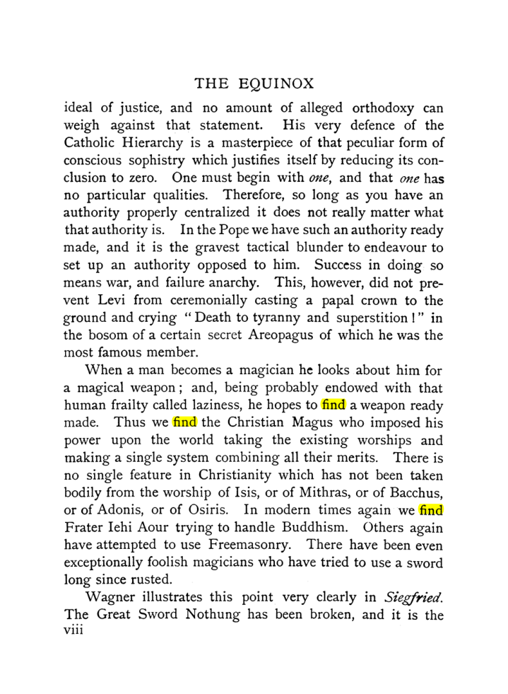 Original scan of The Equinox (Volume I, Number IX), PDF page 290