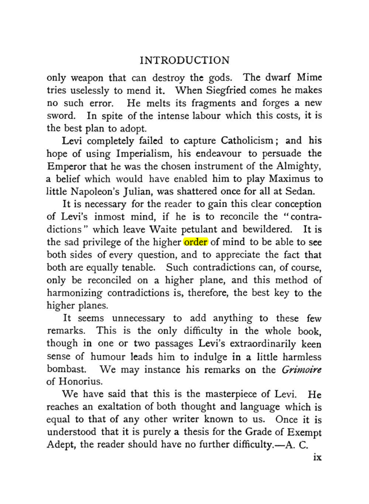 Original scan of The Equinox (Volume I, Number IX), PDF page 291