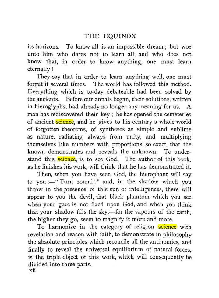 Original scan of The Equinox (Volume I, Number IX), PDF page 294
