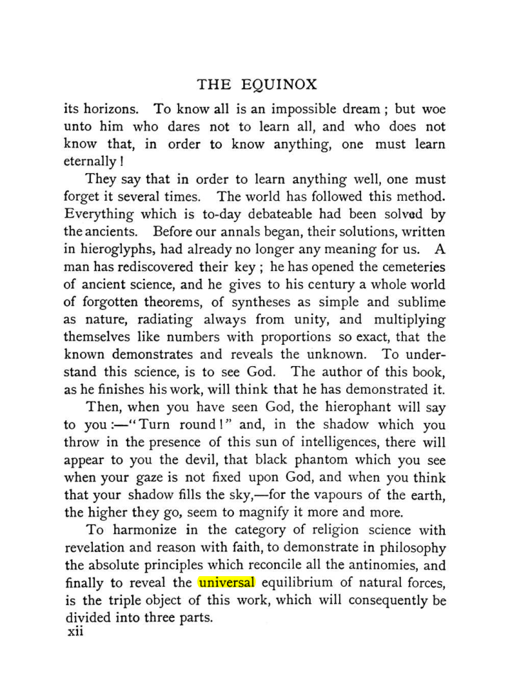 Original scan of The Equinox (Volume I, Number IX), PDF page 294