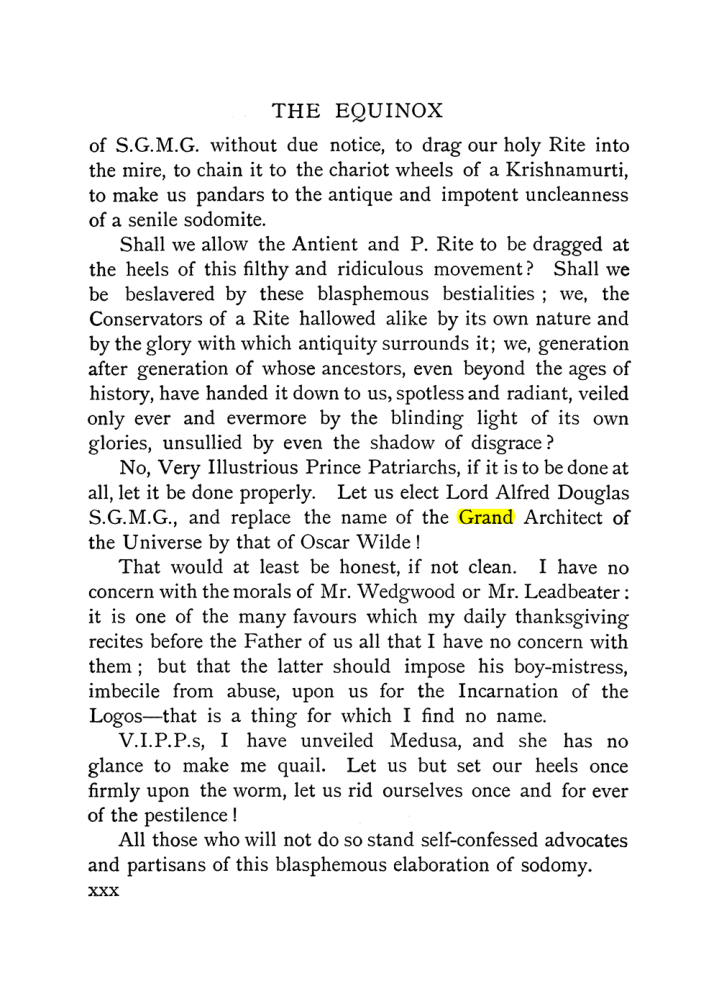 Original scan of The Equinox (Volume I, Number IX), PDF page 30