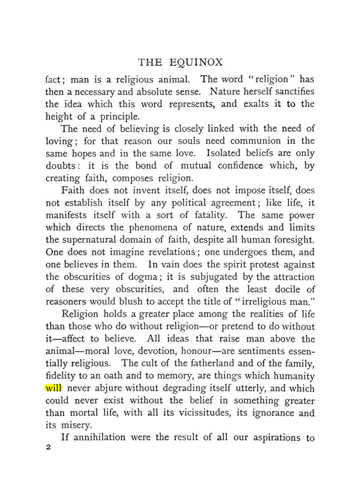 Original scan of The Equinox (Volume I, Number IX), PDF page 300