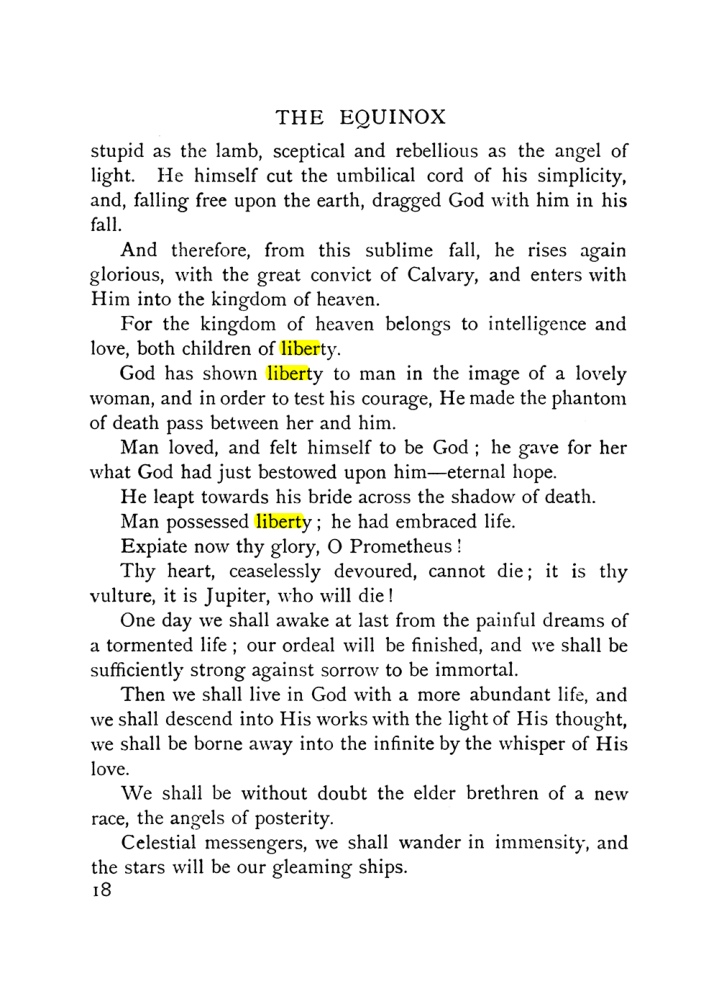 Original scan of The Equinox (Volume I, Number IX), PDF page 316