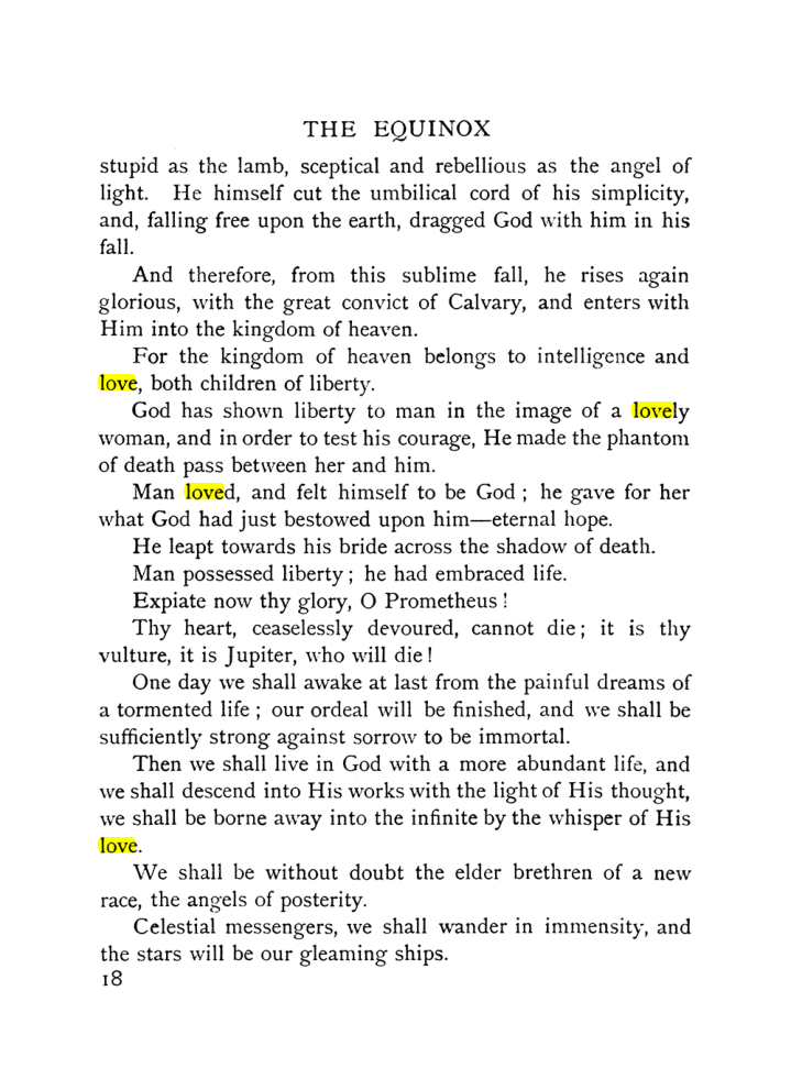 Original scan of The Equinox (Volume I, Number IX), PDF page 316