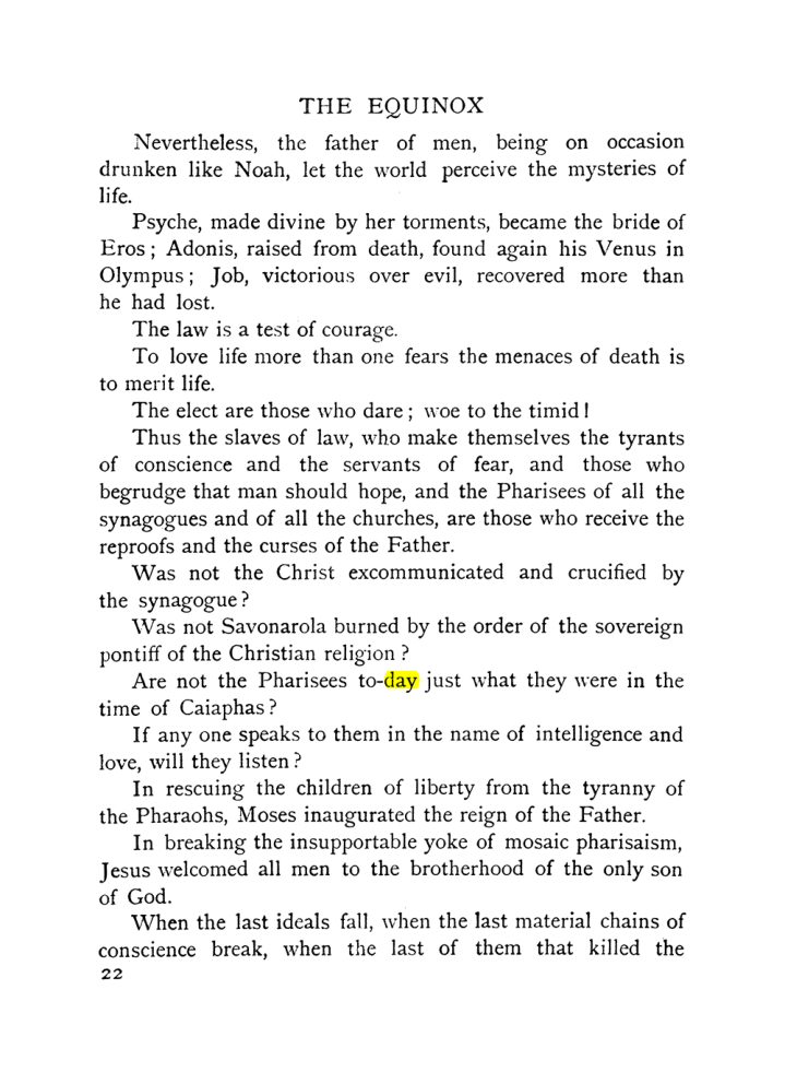 Original scan of The Equinox (Volume I, Number IX), PDF page 320