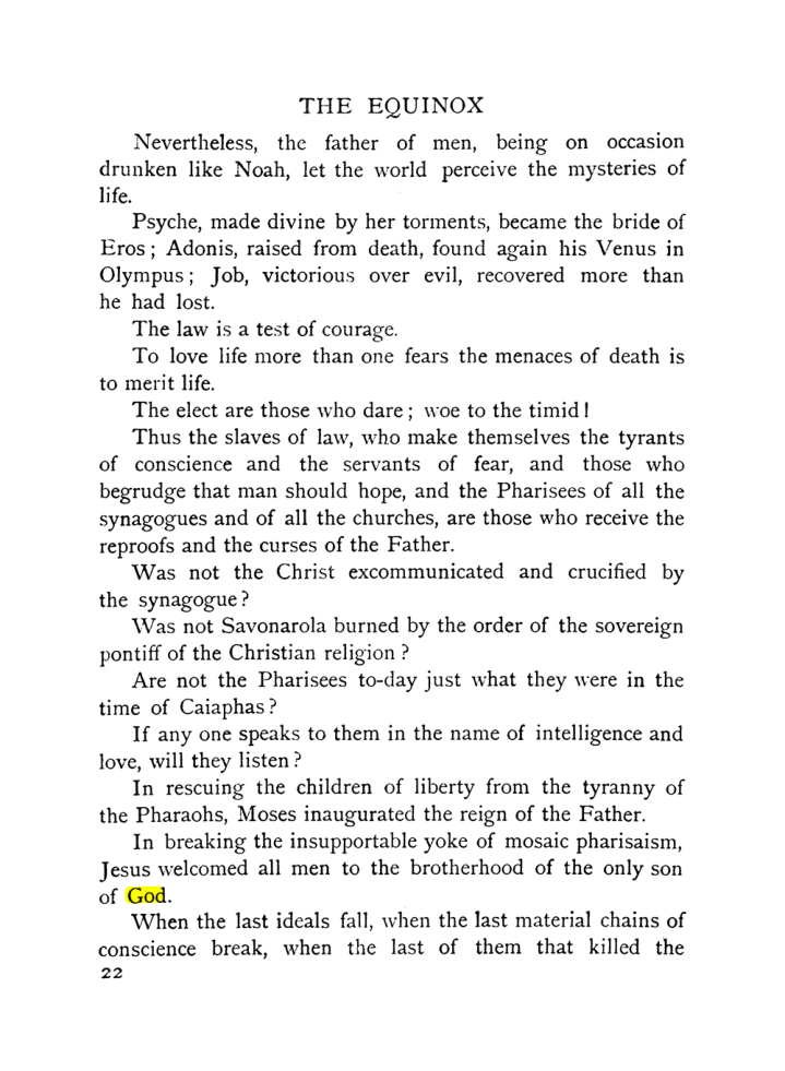Original scan of The Equinox (Volume I, Number IX), PDF page 320
