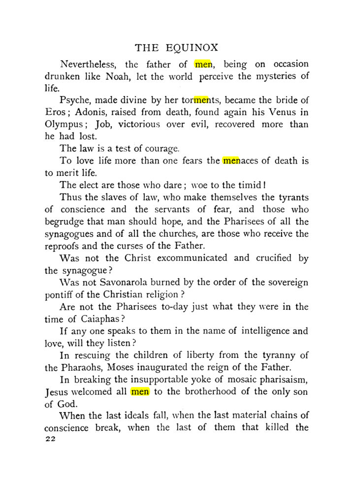 Original scan of The Equinox (Volume I, Number IX), PDF page 320