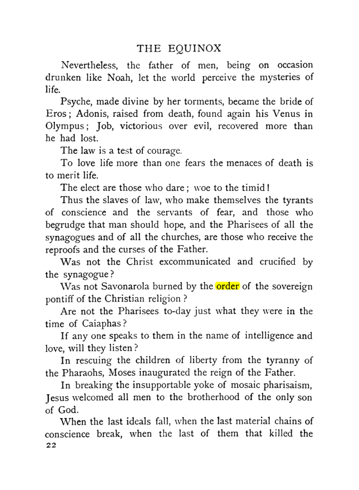 Original scan of The Equinox (Volume I, Number IX), PDF page 320