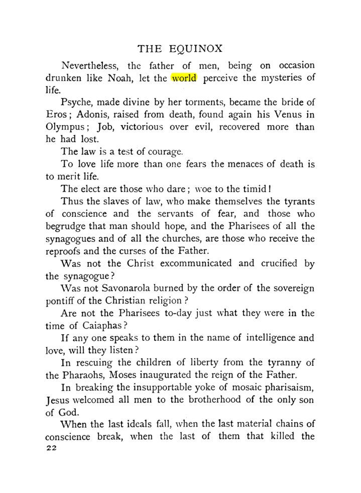 Original scan of The Equinox (Volume I, Number IX), PDF page 320