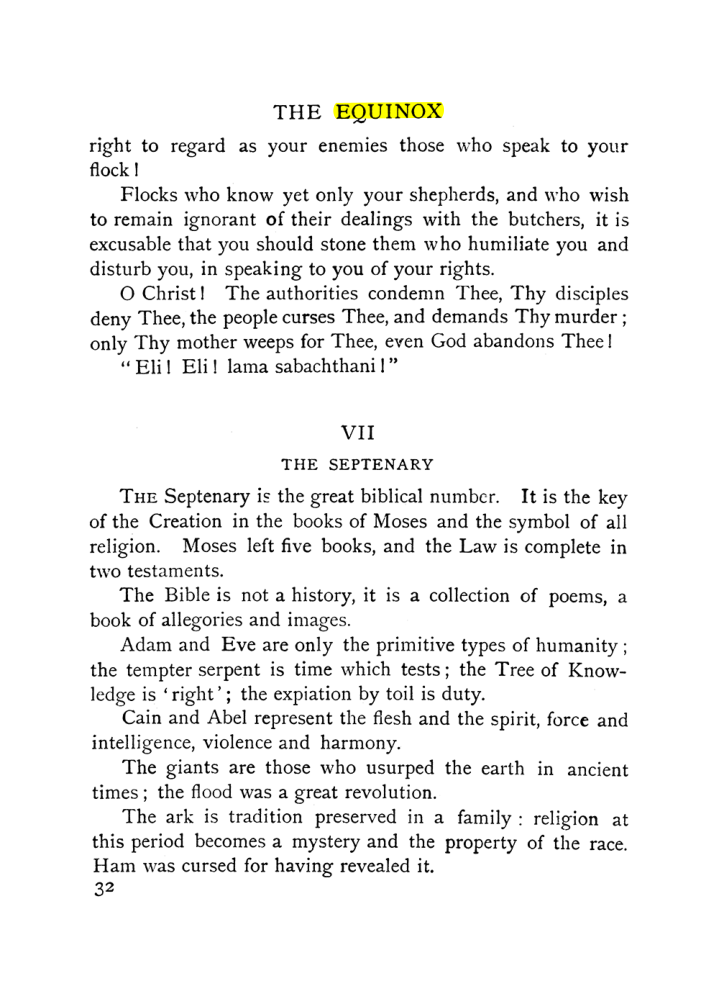 Original scan of The Equinox (Volume I, Number IX), PDF page 330