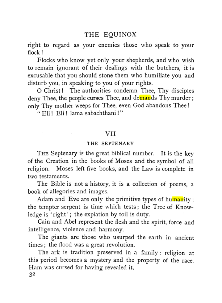Original scan of The Equinox (Volume I, Number IX), PDF page 330