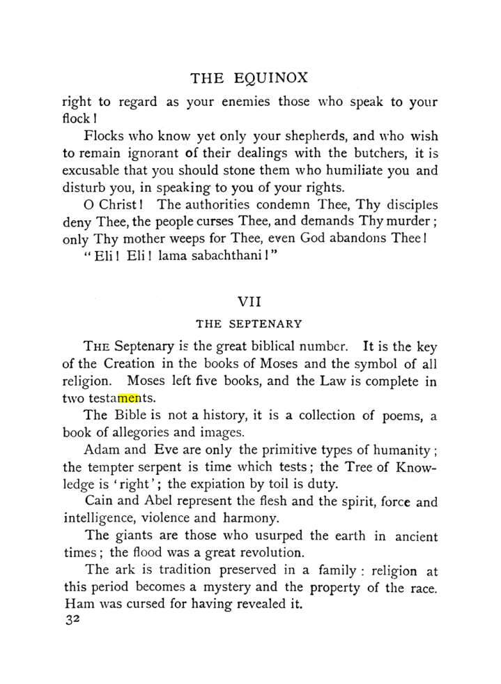 Original scan of The Equinox (Volume I, Number IX), PDF page 330
