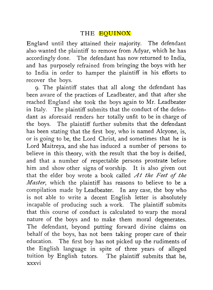 Original scan of The Equinox (Volume I, Number IX), PDF page 36