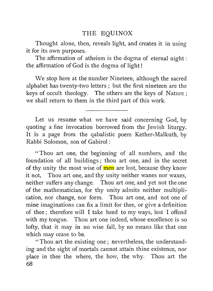 Original scan of The Equinox (Volume I, Number IX), PDF page 366