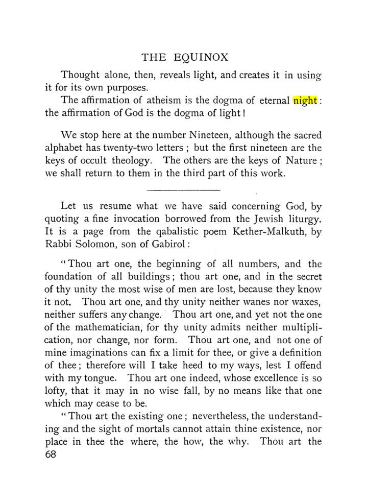 Original scan of The Equinox (Volume I, Number IX), PDF page 366
