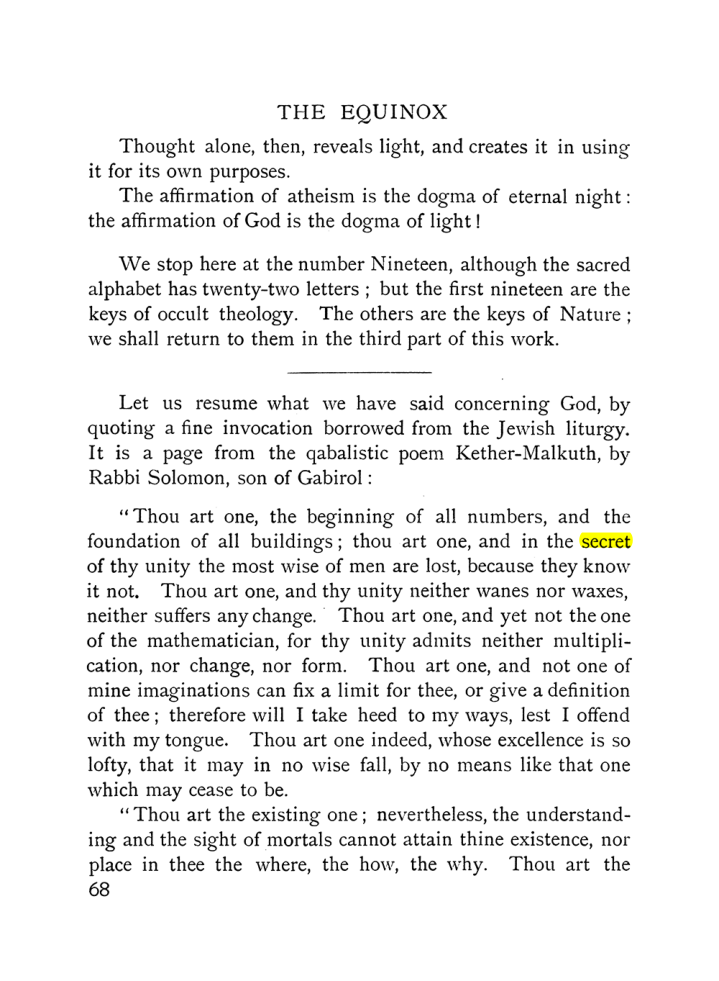 Original scan of The Equinox (Volume I, Number IX), PDF page 366